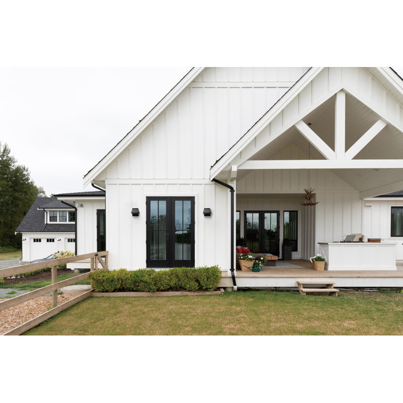 Baleine Aluminum LED Wall Light, Black