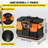 WFX Utility™ Tool Bag with Wheels Rolling Tote 20in Wheeled Storage Case & 2 Wheels