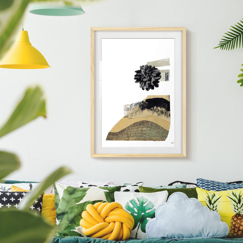 Resilient I - impression encadrée, Naturel, H 28,5 po x l 20,5 po