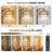 Rattan Floor Lamp Boho Standing Lamp with Remote Control Dimmable