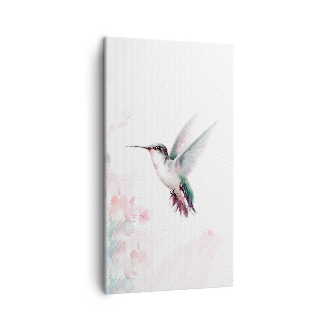 Leinwandbild Humming-Bird Watercolor Light