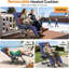 Méridienne chauffante zéro gravité, fauteuil inclinable surdimensionné 29 po avec coussin et 3 réglages de chaleur-1046025282
