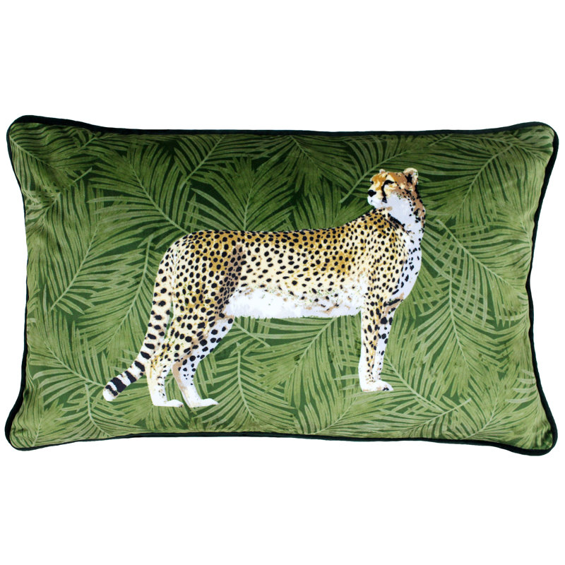 Cheetah Forest Rectangular Lumbar Cushion