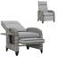 Fauteuil inclinable gris, Fauteuil inclinable d'extérieur