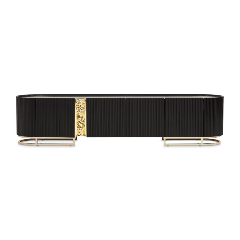 Lisbon Media Console, Matte Black