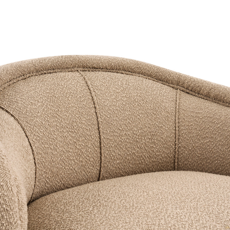 Fauteuil d'appoint Amanda Beige, Espresso