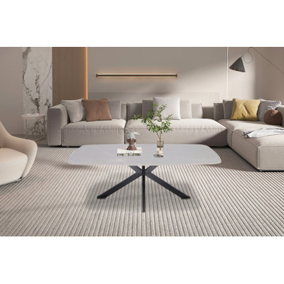 Deava Cross Legs Coffee Table
