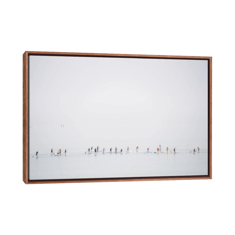 Floating Mirage by Joshua Raif - Floater Frame Painting on Canvas