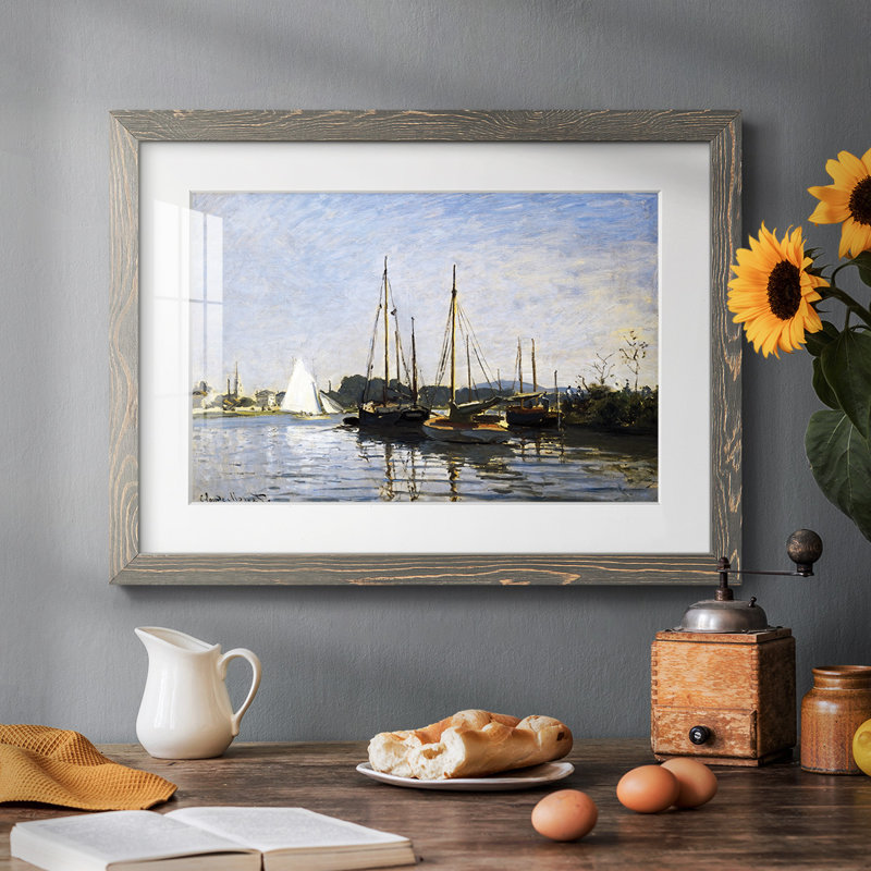 Bateaux de plaisance, 1872, Gris, H 22 po x l 32 po x P 1,5 po