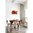 Link Suspension Pendant - Large - E26 Base - Orange Shade - Matte Black-60876792-57774397-64824488