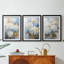 FLORAL Series Cxxvi - Impression encadrée sur mesure de qualité supérieure - 3 pièces