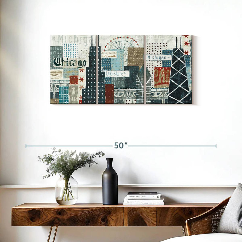 Senne Hey Chicago, H 18 po x l 38 po