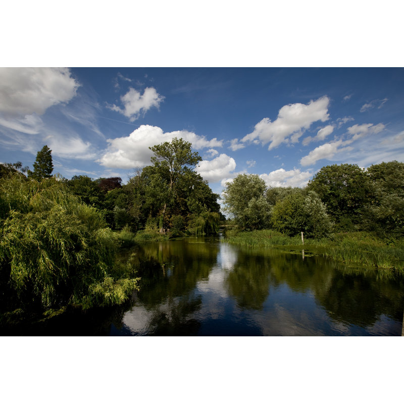 Grantchester Mill Pond by Frazaz - Wrapped Canvas Print, 30cm H x 46cm W 3.8cm D