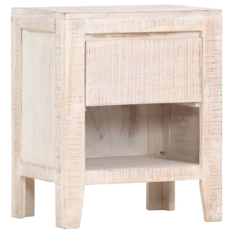 Franz 40cm W Solid Wood Bedside Table
