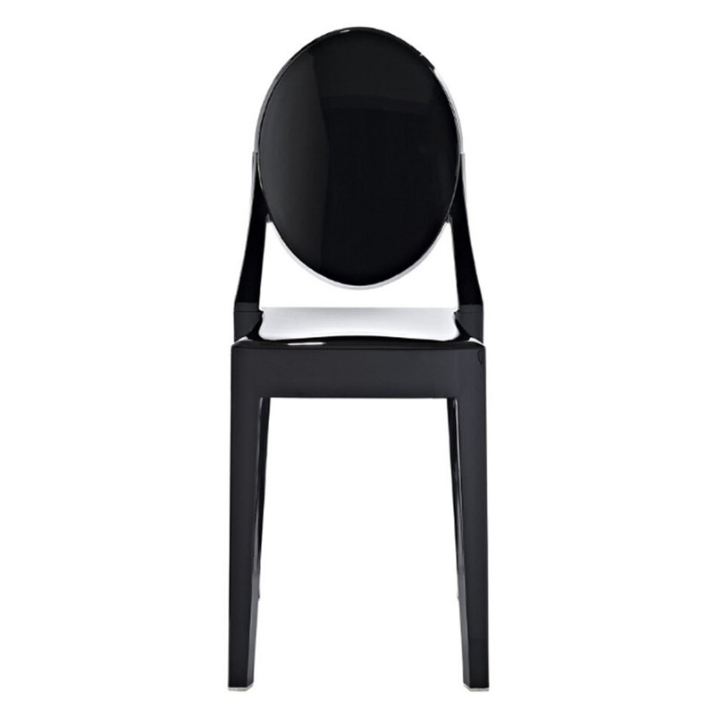 Modholic Ghost Dining Chair, Black, Black, 1