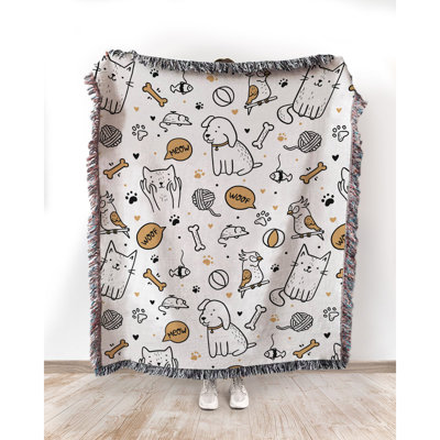 Cats and Dogs 100% Cotton