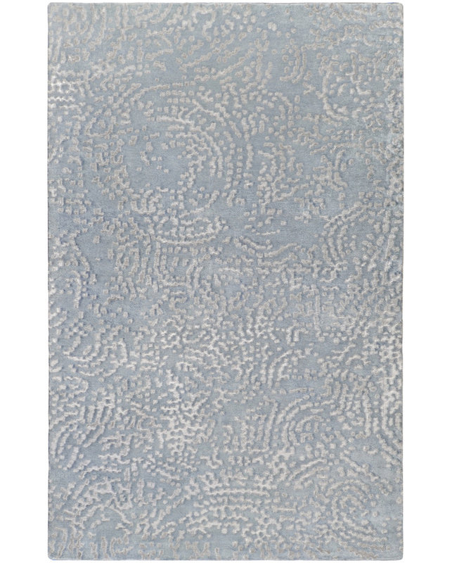Tapis argent Darreyl, 5 pi x 8 pi