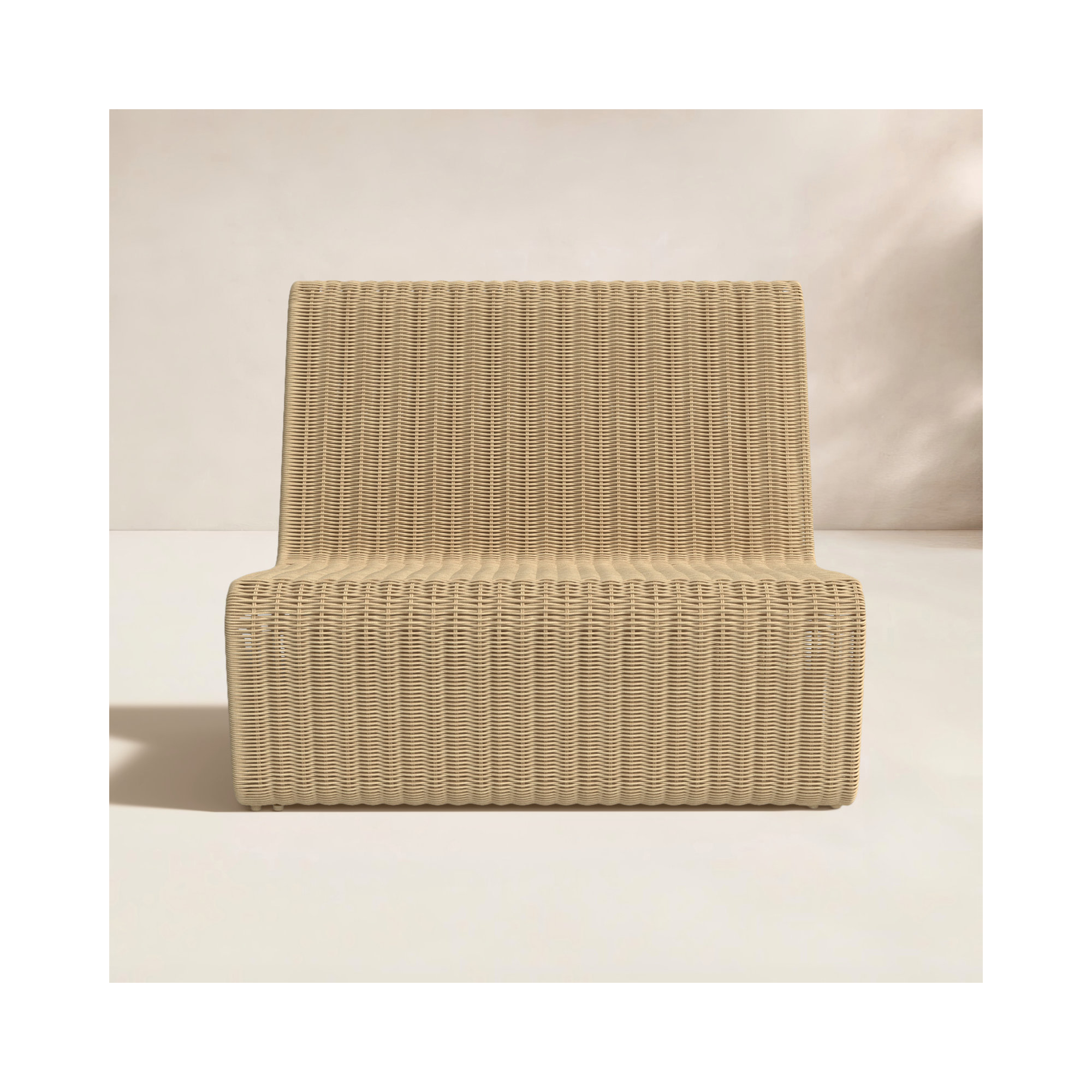 Jimmy Wicker Adirondack Chair, Natural