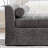 88.5" W Slipcovered Chenille Upholstered Bench-686784359