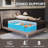 12'' Medium Firm Hybrid Mattress in a Box with Cooling Gel Memory Foam & Pocket Coils, Fiberglass Free-715527446-715527442
