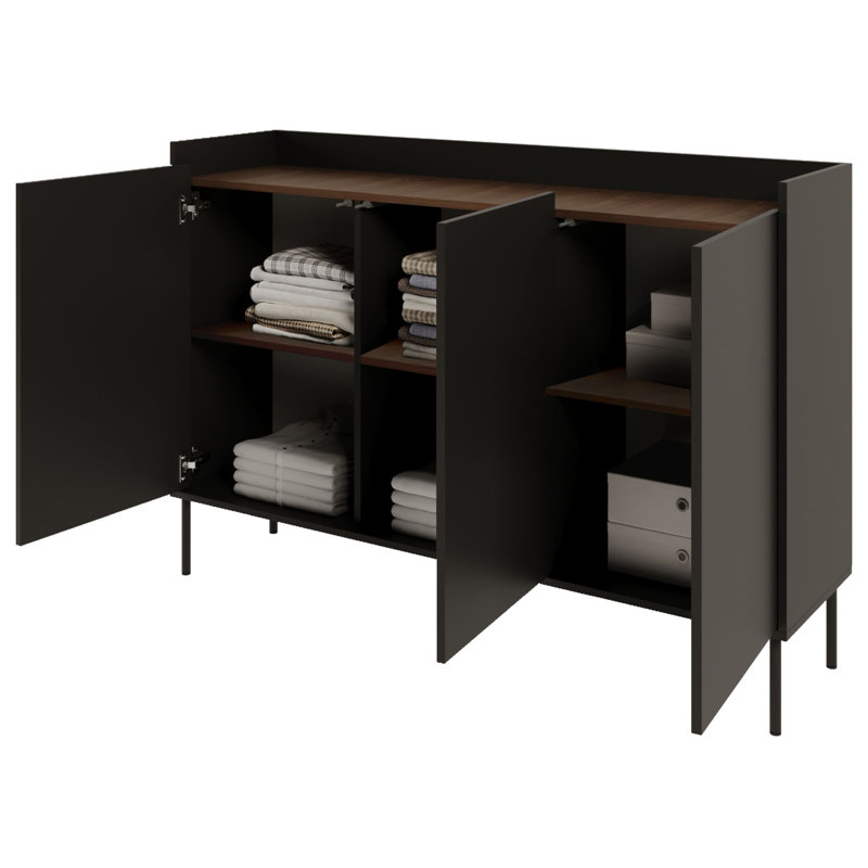 139.8cm Sideboard, Black