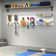 Flow Wall 8 Piece Slatwall Panel, Bin Storage Set - Slatwall