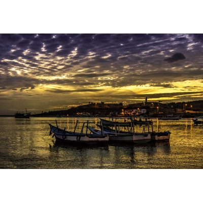 Fishermen Boats - Wrapped Canvas Print
