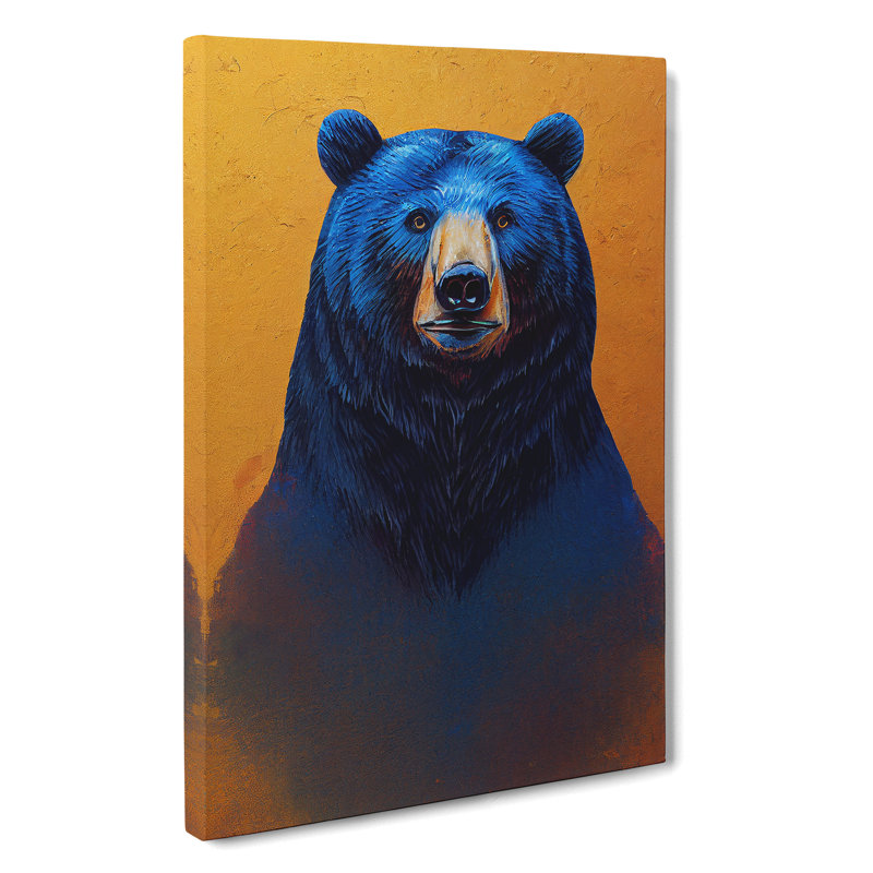XV1022-4265X Stupendous Bear - Print, Wrapped Canvas, No Matte, 50cm H x 35cm W