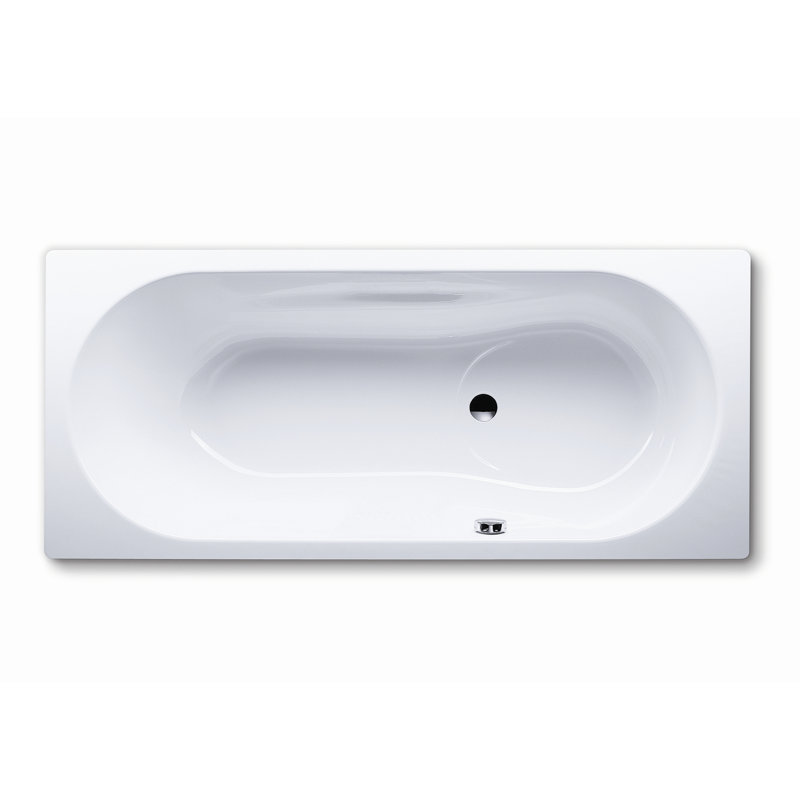 Vaio 67'' x 27.6'' Drop-In Soaking Porcelain Enameled Steel Bathtub