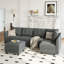 Canapé modulaire réversible avec repose-pieds Bresee-87874158-115612322