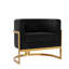 Fauteuil d'appoint en velours