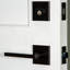 Quadrato Complete Milano Entry Lever Set with Single Cylinder Deadbolt-637317686-637317684