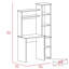 Bureau, cinq tablettes, deux tablettes supérieures, blanc-1872822112