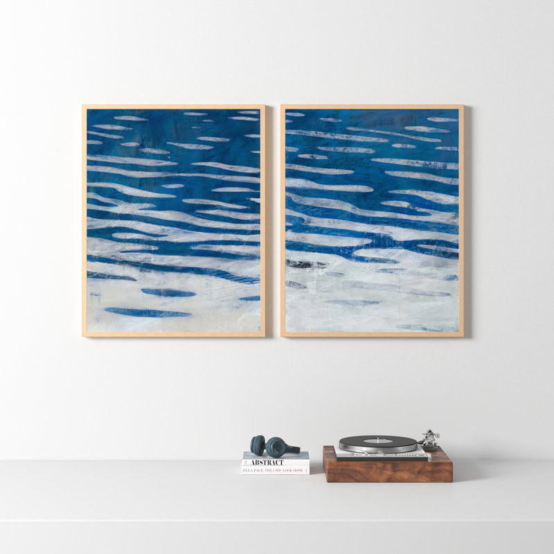 Oceanview By Ivo Stoyanov by Ivo Stoyanov, Brown Framed, 38" H x 60" W x 1.25" D
