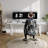 Dejanai Adjustable Metal Base Standing Desk with Power Outlet-394387688-394387687