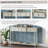 Console Table Sofa Table with Drawers for Entryway with Projecting Drawers-111695934