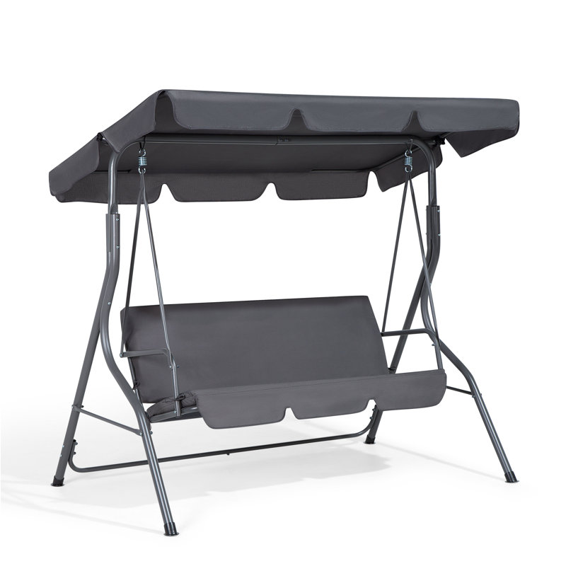 Aeliana 3 Person Porch Swing with Canopy