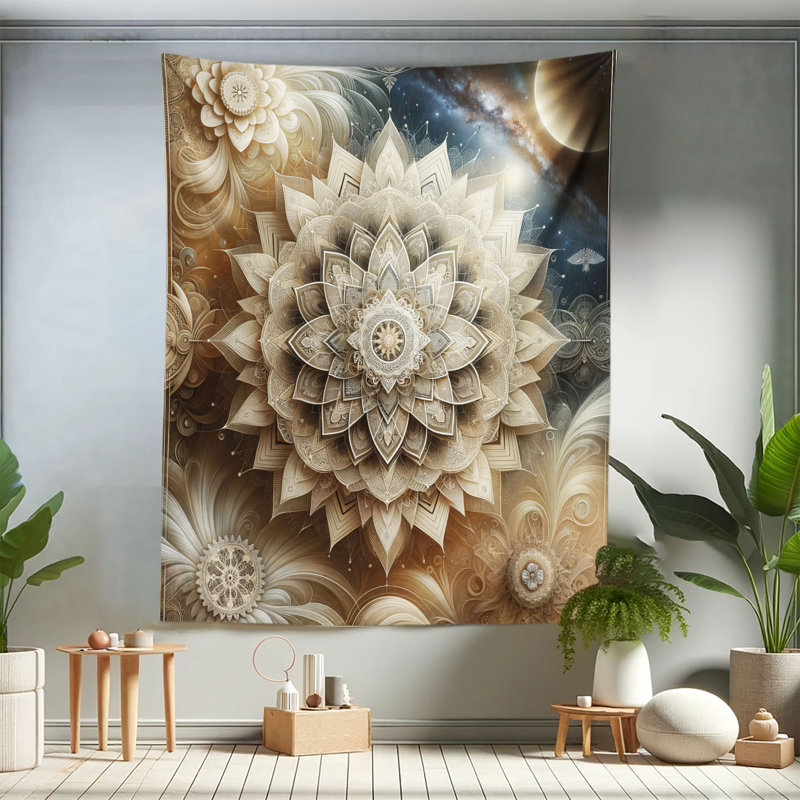 Tapisserie en microfibre, H 88 po x l 68 po