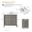 Meuble-lavabo autoportant à simple cuve 36 po avec plateau en marbre Caldwell-107663160-107663164-122918897