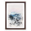 Pink Sky over the Mountains in Italy - Picture Frame Painting Print-56859190-56859193