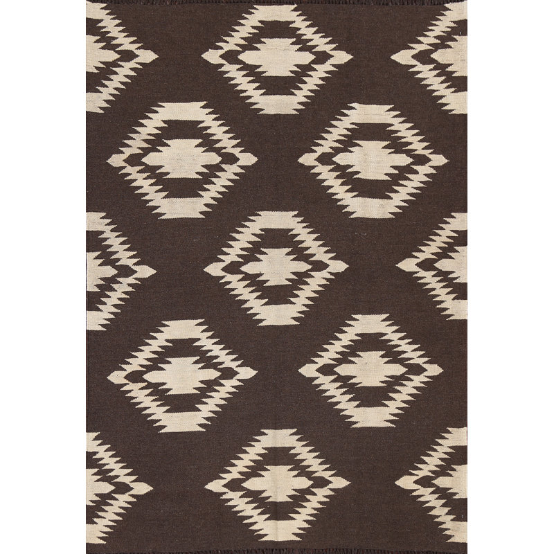 Natural Dye Kilim Flat-Weave Area Rug 5x7