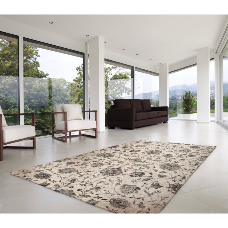 Tapis beige / gris Evlin
