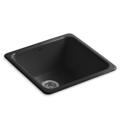 Évier de cuisine à double fixation IronTones L 20,875 po x l 20,875 po