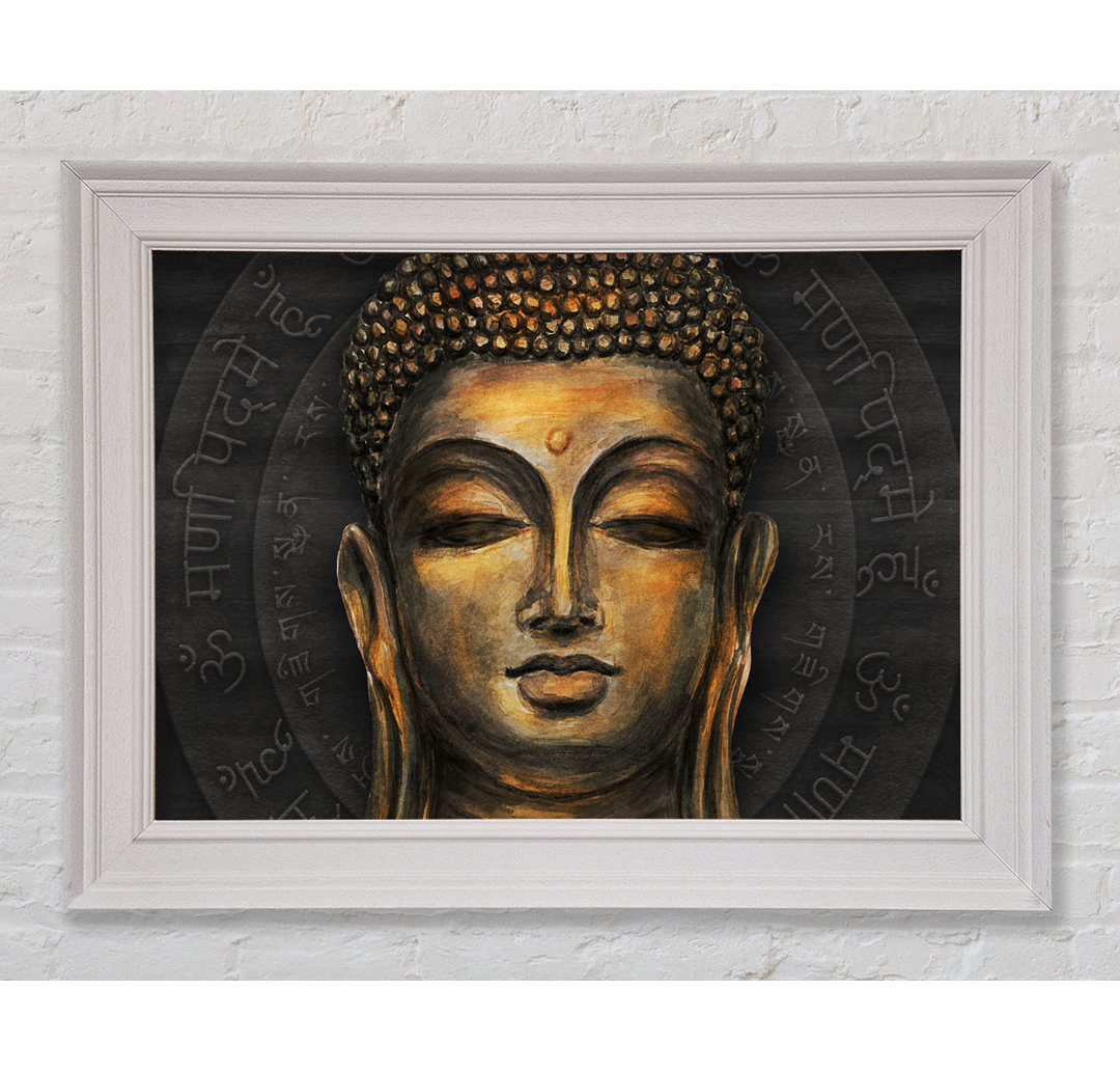 Serenity Buddha - Einzelner Bilderrahmen Kunstdrucke