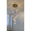 Bigham 12 - Light Cluster Teardrop Pendant-1375997305