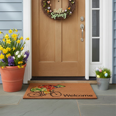 Tapis d'entrée antidérapant Anfrenee Bear Fun 36 po x 24 po