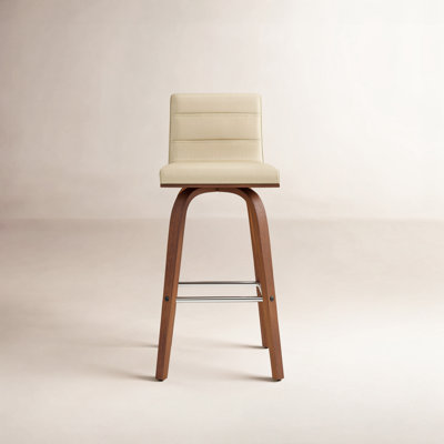 Biance Wood Swivel Bar & Counter Stool