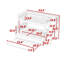 Lit superposé simple en bois avec lit gigogne et tablettes de rangement-588510027