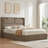 Upholstered Platform Bed with Hydraulic Lift-1630187319-1630187312