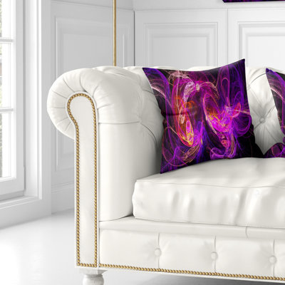  Coussin abstrait couleur fumée